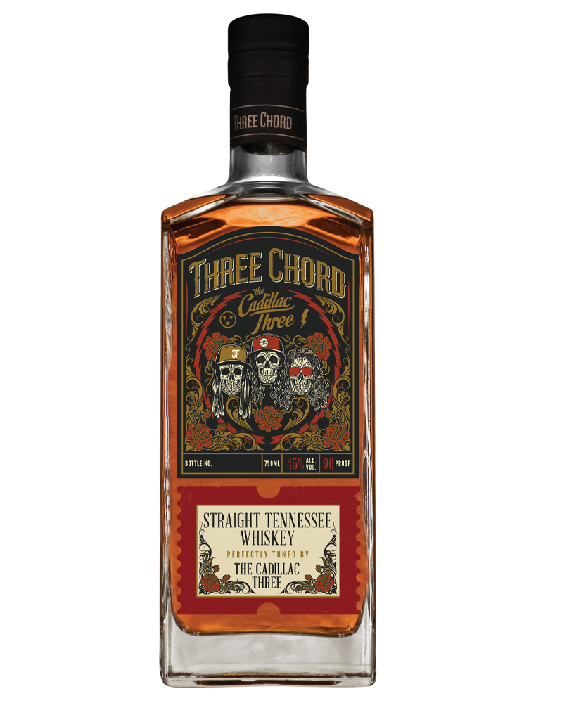 PRE-ORDER: Autographed Three Chord Bourbon x The Cadillac Three 90 Proof